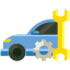 Car and tools icon