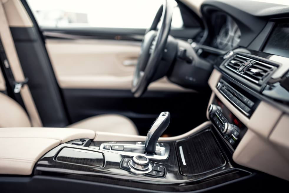 Interior of a car